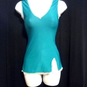 TG US Turquoise Blue Underwear Camisole Sleeveless Tank Top -- Final Price